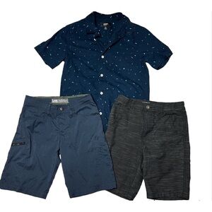 Urban Pipeline Button Down Shirt Lee/Sonoma Flex Shorts